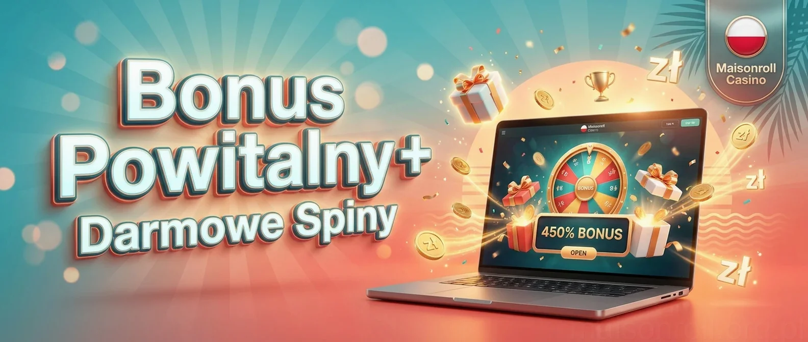 Bonus Powitalny+ Darmowe Spiny